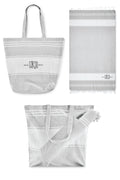 SET DE PLAGE FOUTA + SAC CORSU