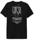 T-SHIRT NOIR CORSU MEZU MEZU