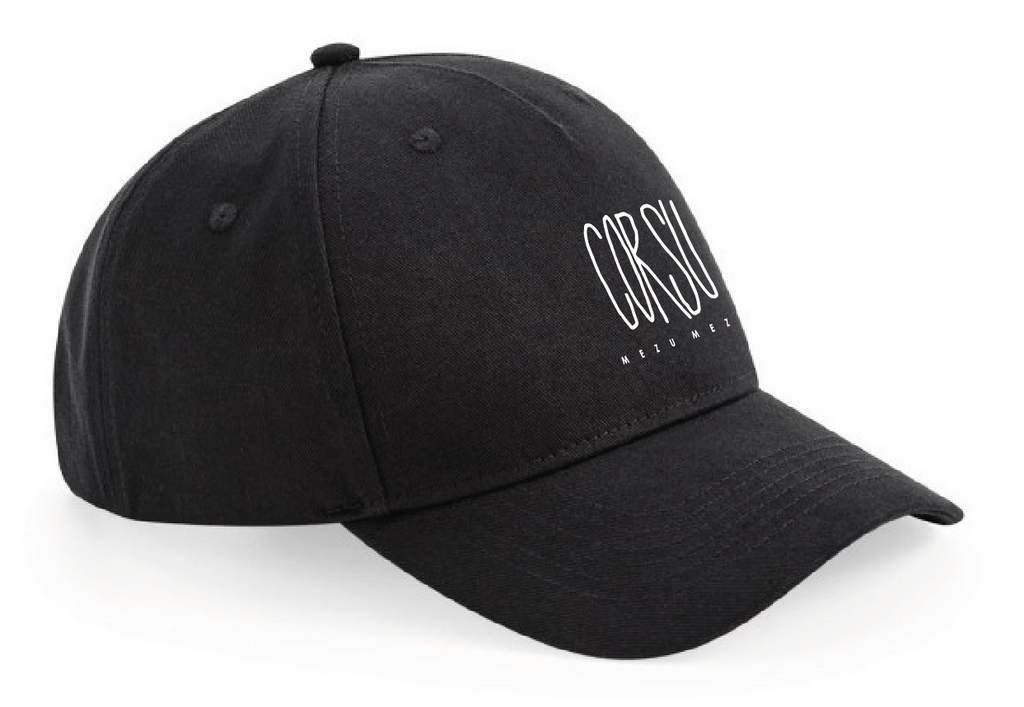 CASQUETTE NOIRE CORSU MEZU MEZU
